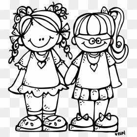 Friendship Black And White Clip Art, HD Png Download - friends clipart png