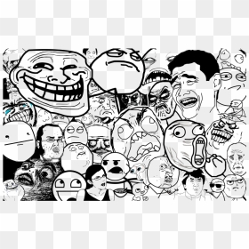 O Que São Memes Intellectuallearning - Troll Face Wall Paper, HD Png Download - memes png sin fondo