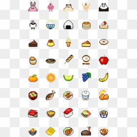 Emoji, HD Png Download - pixel food png