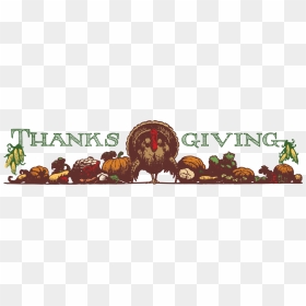Thanksgiving Header Color Clip Arts - Thanksgiving Header Clipart, HD Png Download - thanksgiving .png