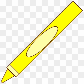 Free Crayon Clipart Image - Crayon Clipart Crayola Crayons Yellow, HD Png Download - crayon scribble png