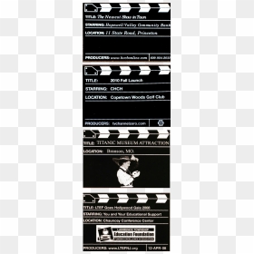 Poster, HD Png Download - movie clapboard png