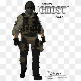 Vector Mw2 Cod Ghosts - Simon Ghost Riley Render, HD Png Download - cod ghosts png