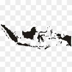 Thumb Image - Indonesia Map Black And White, HD Png Download - peta png