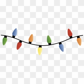 Transparent Club Lights Png - One Strand Of Christmas Lights, Png Download - club lights png