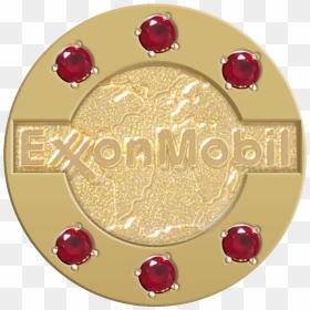 10 Year 10k Gold Emblem With Six Synthetic Rubies , - Ring, HD Png Download - rubies png