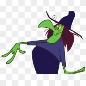 Transparent Flying Witch Png - Looney Tunes Show Witch Lezah, Png Download - flying witch png