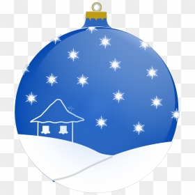 Bolas De Navidad Azules Png, Transparent Png - blue ornament png