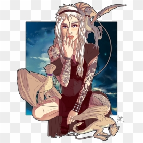 Fanart Drawing Daenerys Targaryen Png Freeuse - Daenerys Fan Art Png, Transparent Png - targaryen png