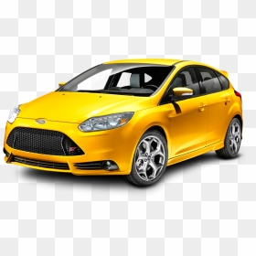 Ford Focus Yellow Car Png Image - Yellow Car Png, Transparent Png - ford car png