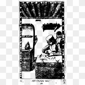 Blackandwhite,art,tarot, HD Png Download - tarot png