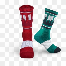 Phi - 2-packs - Sock, HD Png Download - philadelphia skyline png