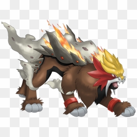 Mega Pokemon Png - Transparent Entei Pokemon Png, Png Download - legendary pokemon png