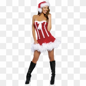 Santa Cpstume Women, HD Png Download - sexy santa png