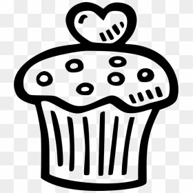 Muffins Png Black And White - Muffin Svg, Transparent Png - muffins png