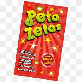 Peta Zetas Sabor Fresa - Pop Rocks, HD Png Download - peta png