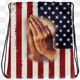 Praying Hands, HD Png Download - distressed american flag png