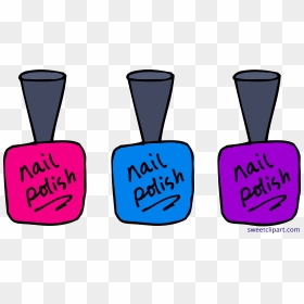 Nail Polish Clip Art Clipart - Nail Polish Clipart, HD Png Download - nail polish spill png