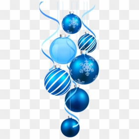 #ornaments #christmas #blue - Light Blue Christmas Ball Png, Transparent Png - blue ornament png