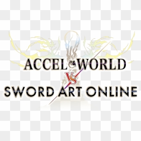 Accel World Vs Sword Art Online Logo Png, Transparent Png - sword art online logo png