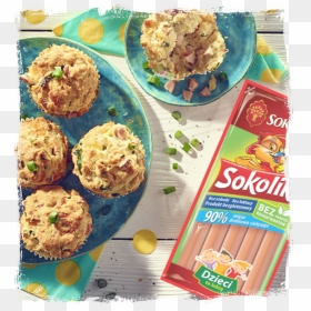 Dry Muffins With Wieners - Muffin, HD Png Download - muffins png