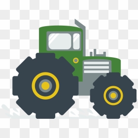 John Deere Clipart Banner - Tractor Transparent Art, HD Png Download - machinery png