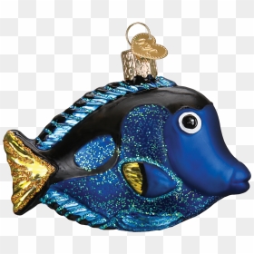 Kerstbal Vissen, HD Png Download - blue ornament png