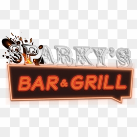 Sparkys Bar And Grill - Neon Sign, HD Png Download - neon letters png