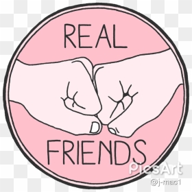 Real Friends Fist Bump, HD Png Download - friends clipart png