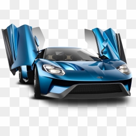 2017 Ford Gt Doors Open, HD Png Download - ford car png