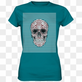 T-shirt, HD Png Download - dia de los muertos skull png