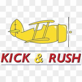 Kick & Rush Logo Png Transparent - Airplane, Png Download - rush png