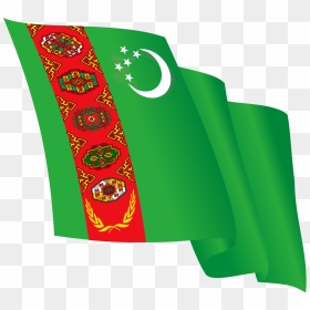 Flag Of Turkmenistan Png - Turkmenistan, Transparent Png - png file icon