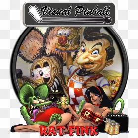 Transparent Rat Fink Png - Rat Fink, Png Download - pinball png