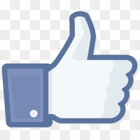 Facebook Like Transparent - Transparent Fb Like Icon, HD Png Download - facebook icon vector png