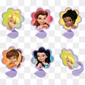 Tinkerbell Cupcake Rings - Tinkerbell And Friends Cupcake Topper, HD Png Download - tinkerbell and friends png