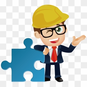 Transparent Construction Clip Art - Engineer Cartoon Png, Png Download - construction clipart png