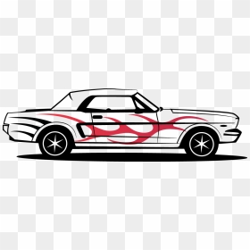 Ford Mustang Car Art - Ford Mustang Vector Png, Transparent Png - ford car png