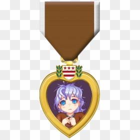 458kib, 507x1148, Igg Medal Loli - Purple Heart Medal Cartoon, HD Png Download - loli.png