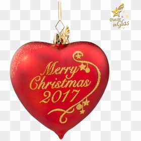 Heart "merry Christmas - Christmas Day, HD Png Download - merry christmas 2017 png