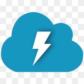 Cloud And Lightning Bolt - 石門婚紗広場, HD Png Download - lightining png
