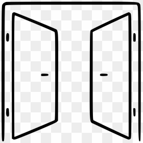 Open Doors Outdoors Furniture Gate Entrance - Entrance Door Icon Png, Transparent Png - furniture icon png