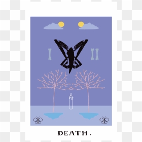 Illustration © Lorna Dolby-stevens 2019 Death Tarot - Illustration, HD Png Download - tarot png