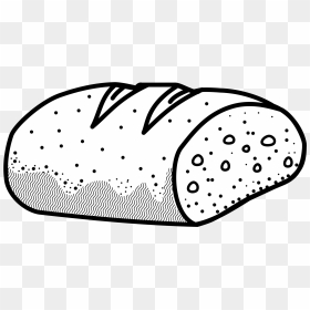 Bread Clipart Black And White, Bread Black And White - Bread Clipart Black And White, HD Png Download - bread icon png