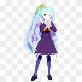 No Game No Life Shiro Png - No Game No Life Mmd, Transparent Png - no game no life png