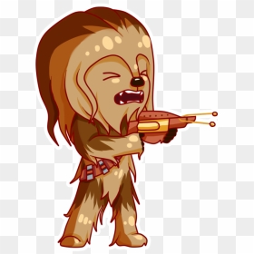 Chewie By Moukitsu - Chewbacca Cartoon Png, Transparent Png - wookie png