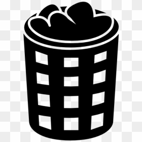 Clothes Hamper Icon, HD Png Download - laundry icon png