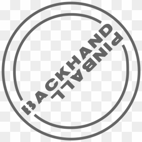 Backhand Logo Black - Ac Symbol, HD Png Download - pinball png