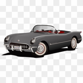 Chevrolet Corvette Zr1 Sports Car Convertible Clip - Sport Car Cartoon Hd Png, Transparent Png - convertible png