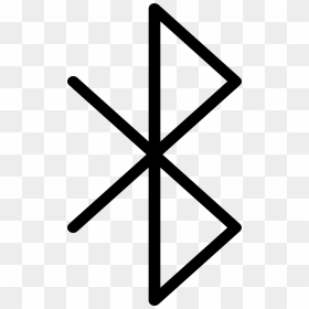 Icon Bluetooth Black, HD Png Download - bluetooth symbol png